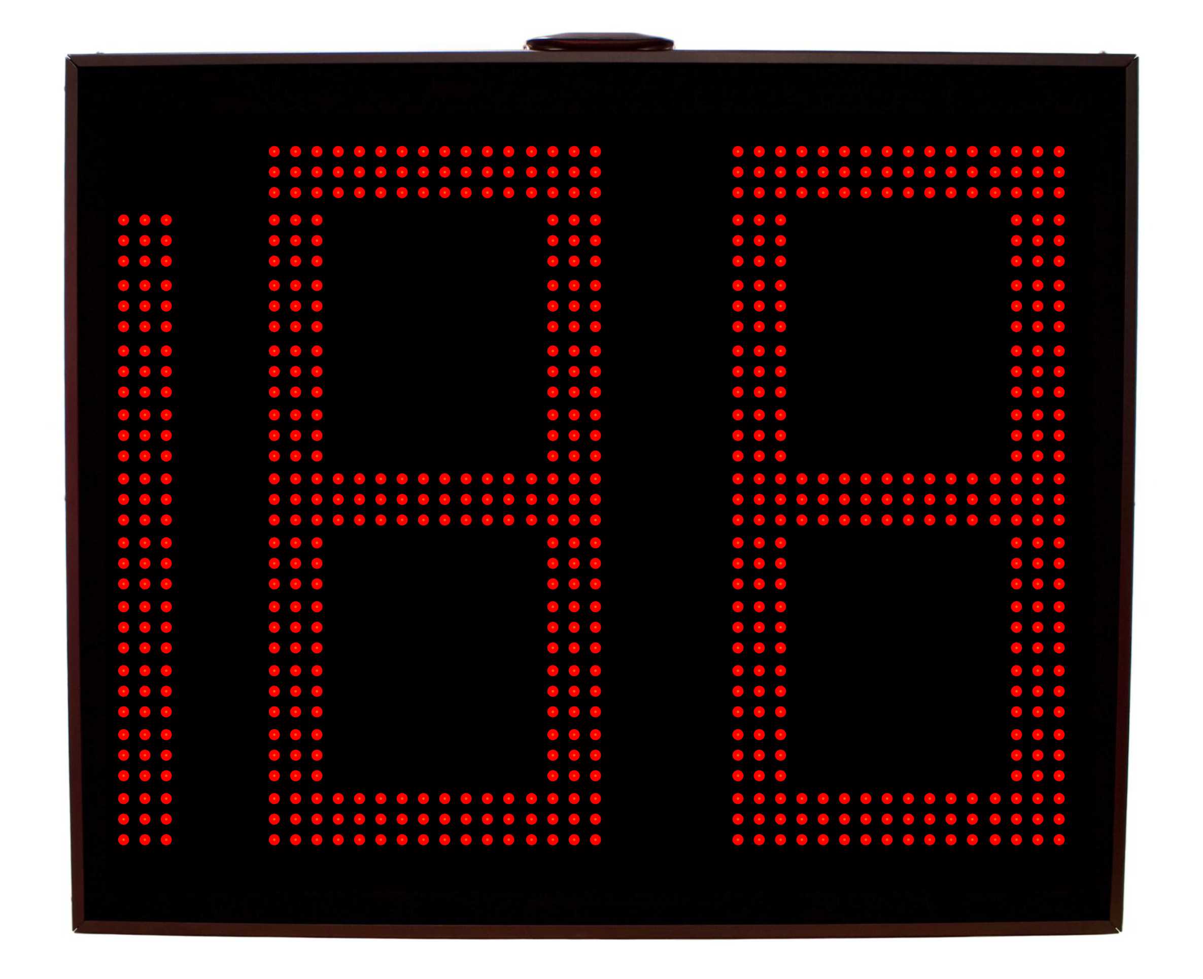 24in radar gun display